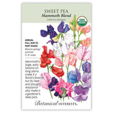 Botanical Interests, Inc. - Sweet Pea Mammoth Organic Seeds