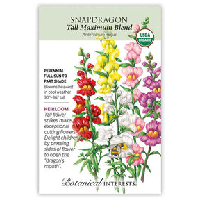 Snapdragon Tall Maximum Seeds - Southern Agriculture 