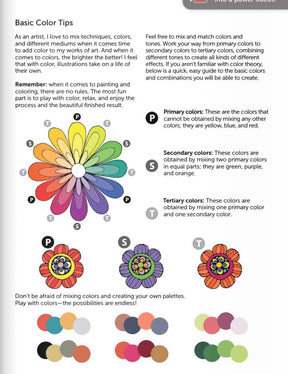 Wellspring- Coloring Book - Botanicals