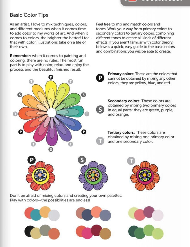 Wellspring- Coloring Book - Botanicals