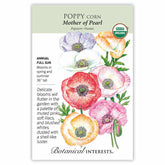Botanical Interests, Inc. - Poppy Corn Mother of Pearl Seeds - Southern Agriculture 
