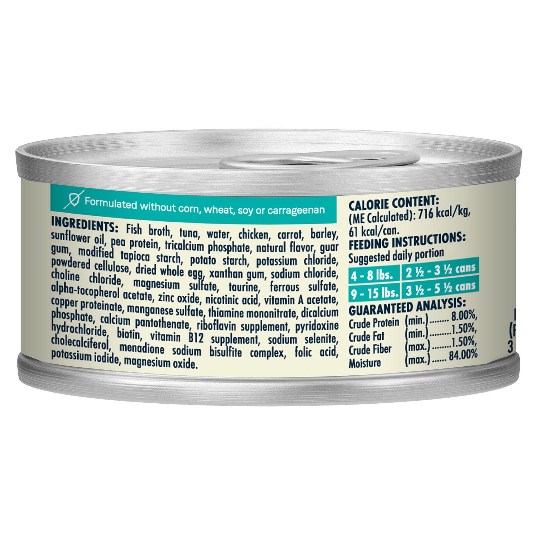 Canidae - Balanced Bowl Tuna & Carrots in Gravy Recipe Canned Cat Food - Southern Agriculture 