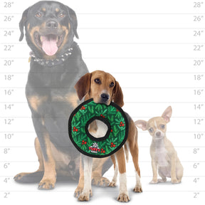 Tuffy Dog Toys - Tuffy Holiday Wreath