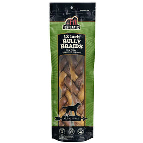 Redbarn - Braided Bully Sticks Dog Treat - Southern Agriculture 