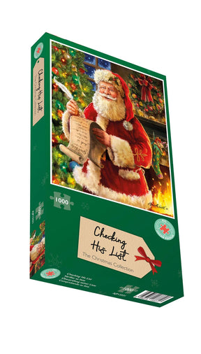 All Jigsaw Puzzles - Checking His List Puzzle
