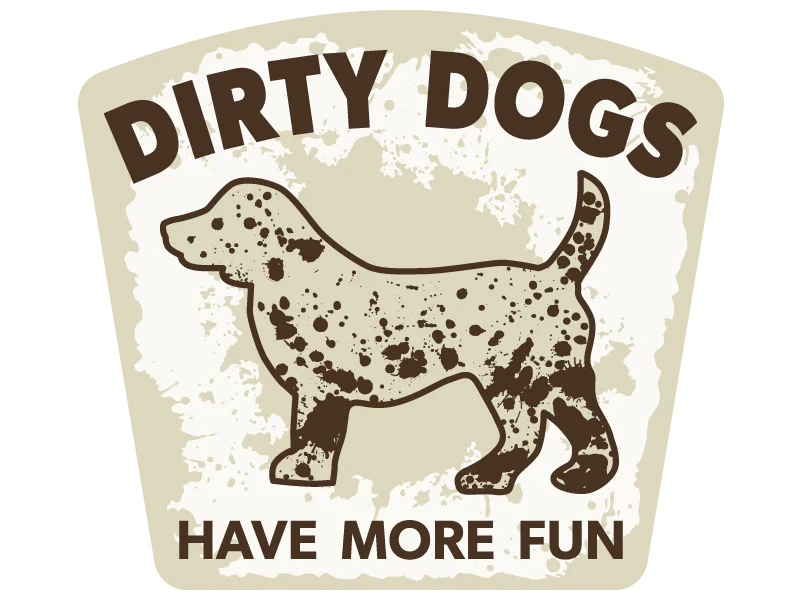 Dog Speak - Decal Dirty Dog Have More Fun