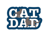 Dog Speak - Decal Cat Dad