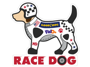 Dog Speak - Decal Race Dog
