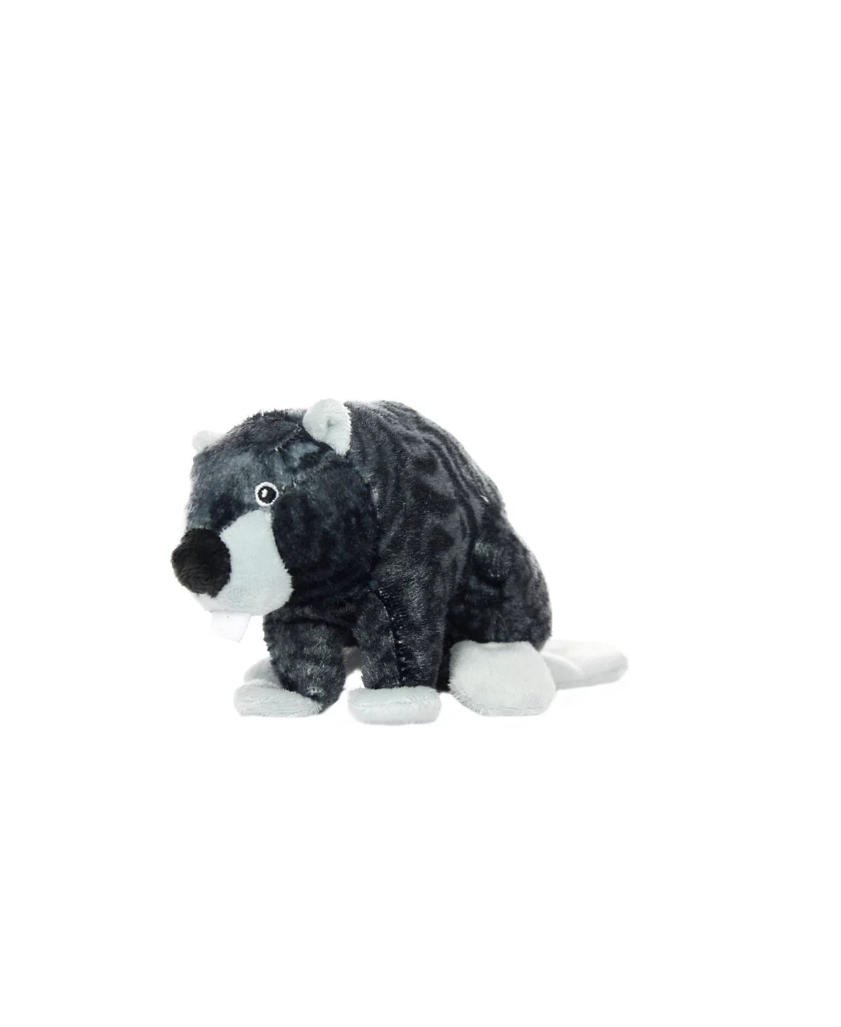 Tuffy Dog Toys - Mighty Jr Nature Beaver Plush Squeaky Durable Toy