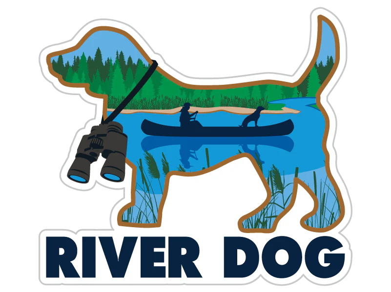 Dog Speak - Decal River Dog