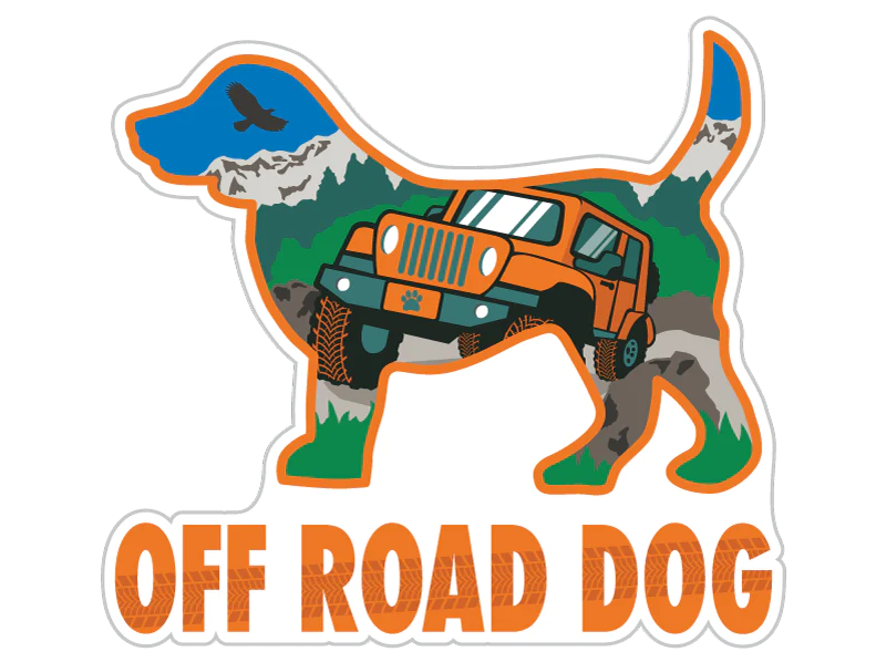 Dog Speak - Decal Off Road Dog