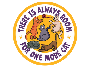 Dog Speak - Decal Theres Always Room ... Cat