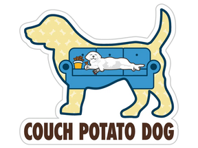 Dog Speak - Decal Couch Potato