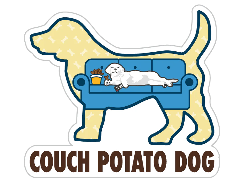 Dog Speak - Decal Couch Potato