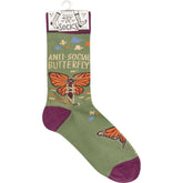 Primitives by Kathy - Socks Anti-Social Butterfly