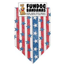 FunDog Bandanas - Dog Bandana American Denim