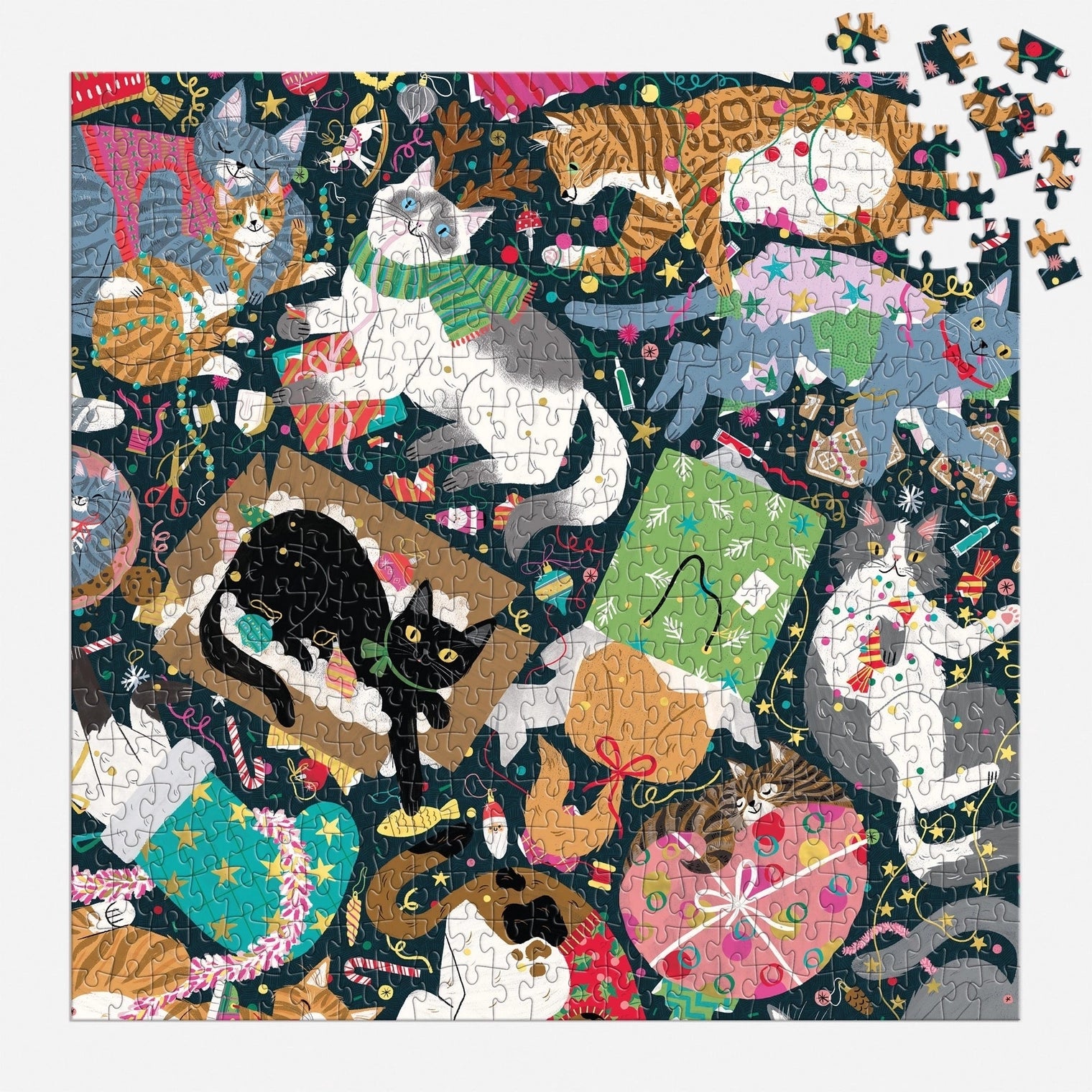Chronicle-Hachette Book - Puzzle Catmas Chaos