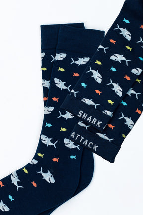 Wild Attire Alynn Socks Shark Attack