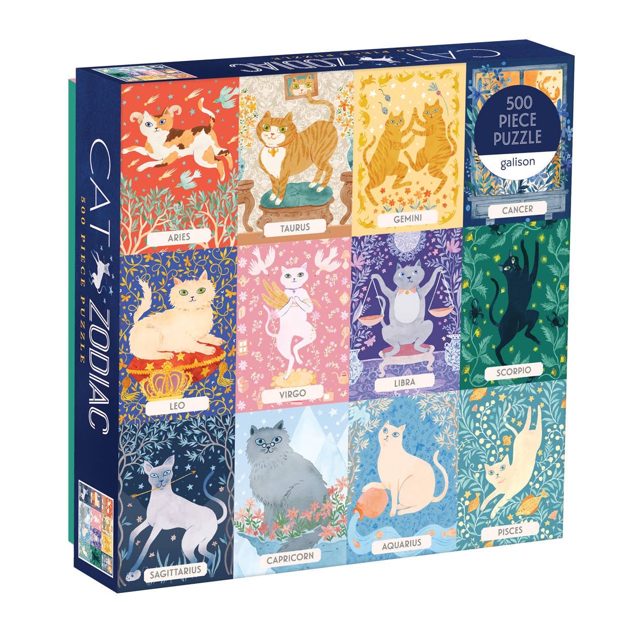 Chronicle-Hachette Book - Puzzle Cat Zodiac