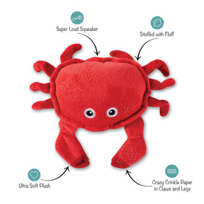 Petshop by Fringe Studio - Dog Toy Plush Crabby