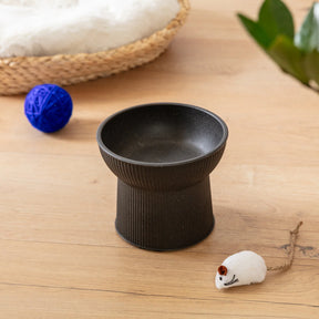 Park Life Designs - Albie Fluted Bamboo Cat Bowl