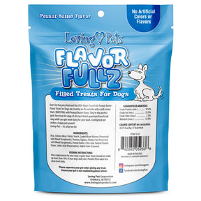 Loving Pets Inc. - Flavorfullz Peanut Butter Flavor Filled Treats For Dogs