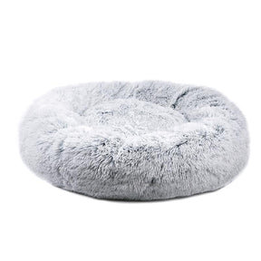 Mr. Peanut's - Ortho Plush Pet Bed Snowflake White 28"