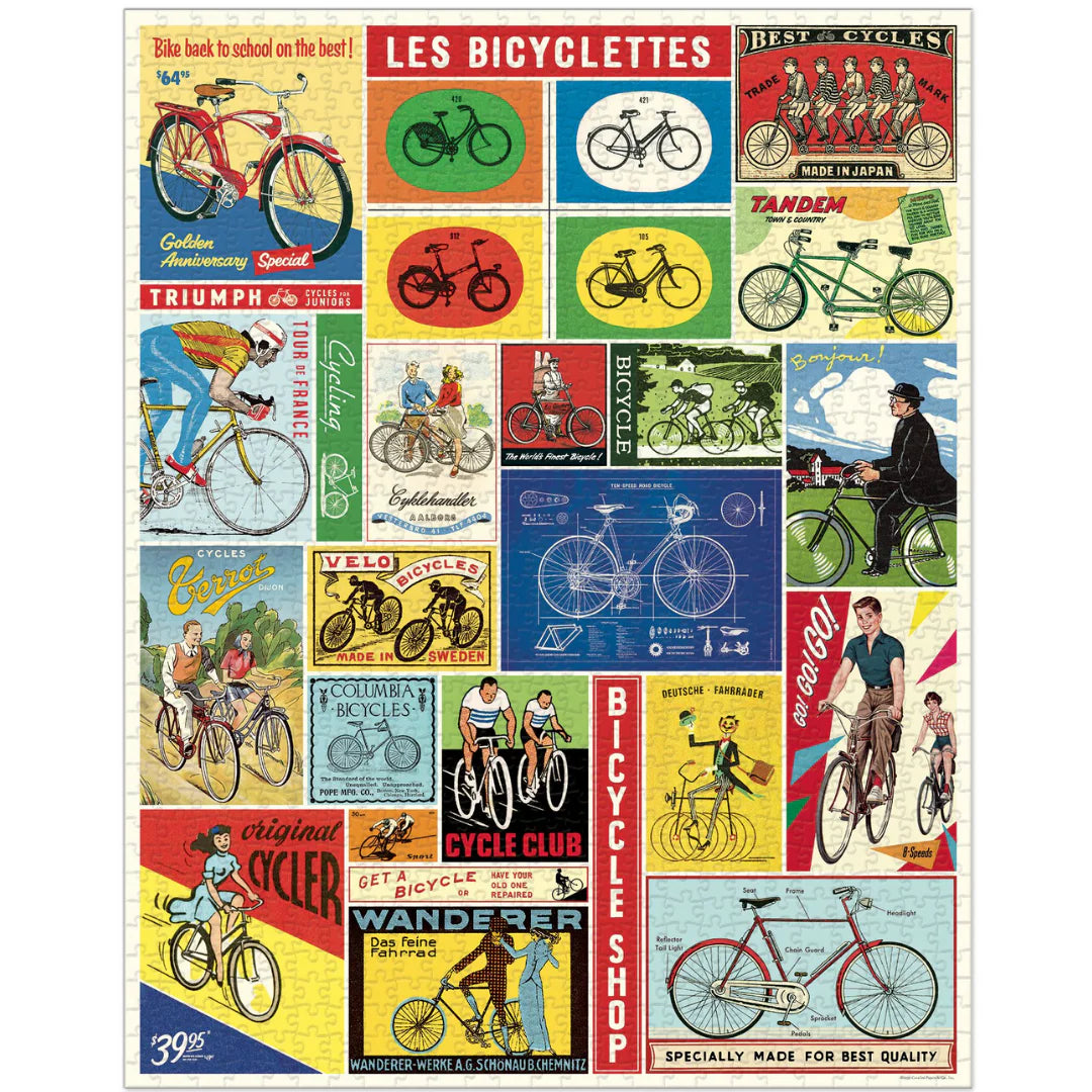 Cavallini & Co. - Puzzle Bicycles