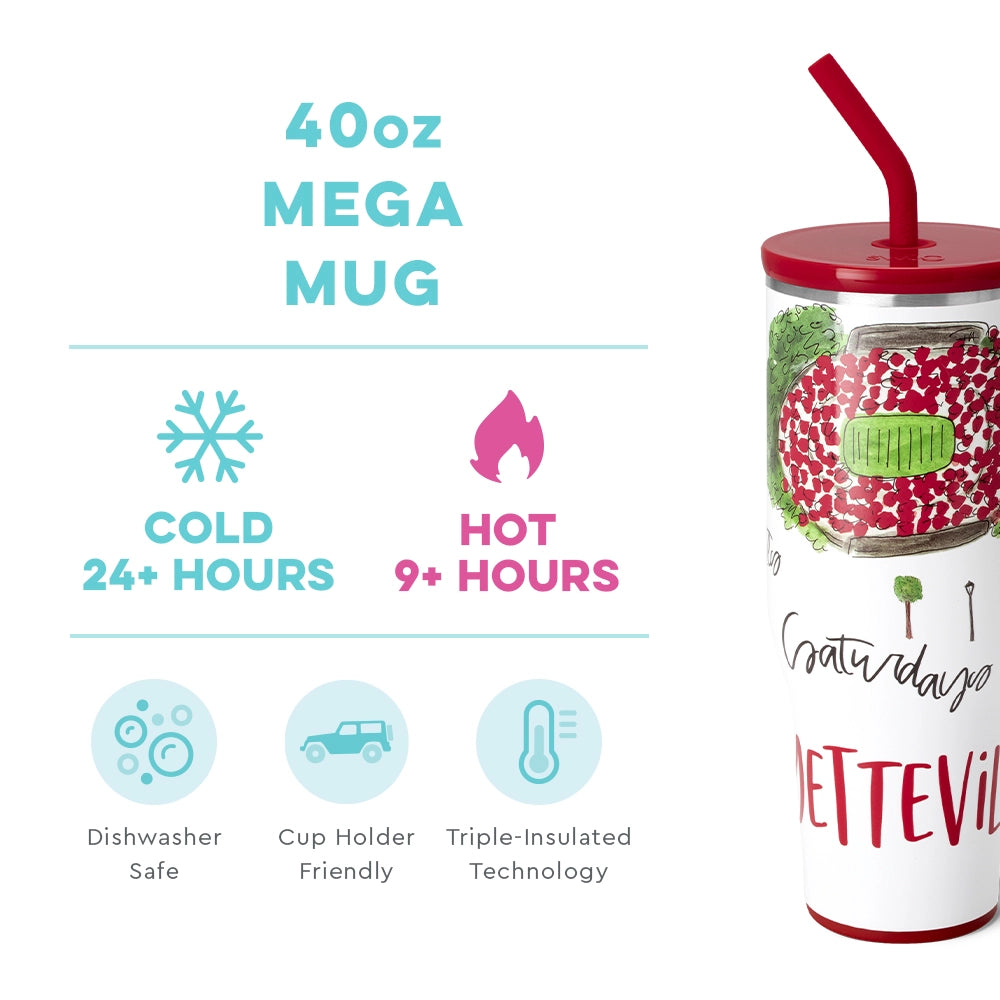 Swig - Saturdays in Fayetteville Mega Mug 40 oz