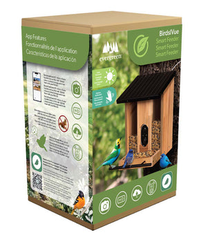 Evergreen Enterprises - Solar Wooden Bird Feeder - Southern Agriculture 