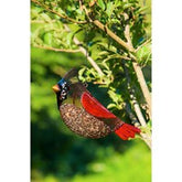 Evergreen Enterprises - Bird Feeder Holiday Poinsettia - Cardinal - Southern Agriculture 
