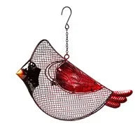Evergreen Enterprises - Bird Feeder Holiday Poinsettia - Cardinal - Southern Agriculture 