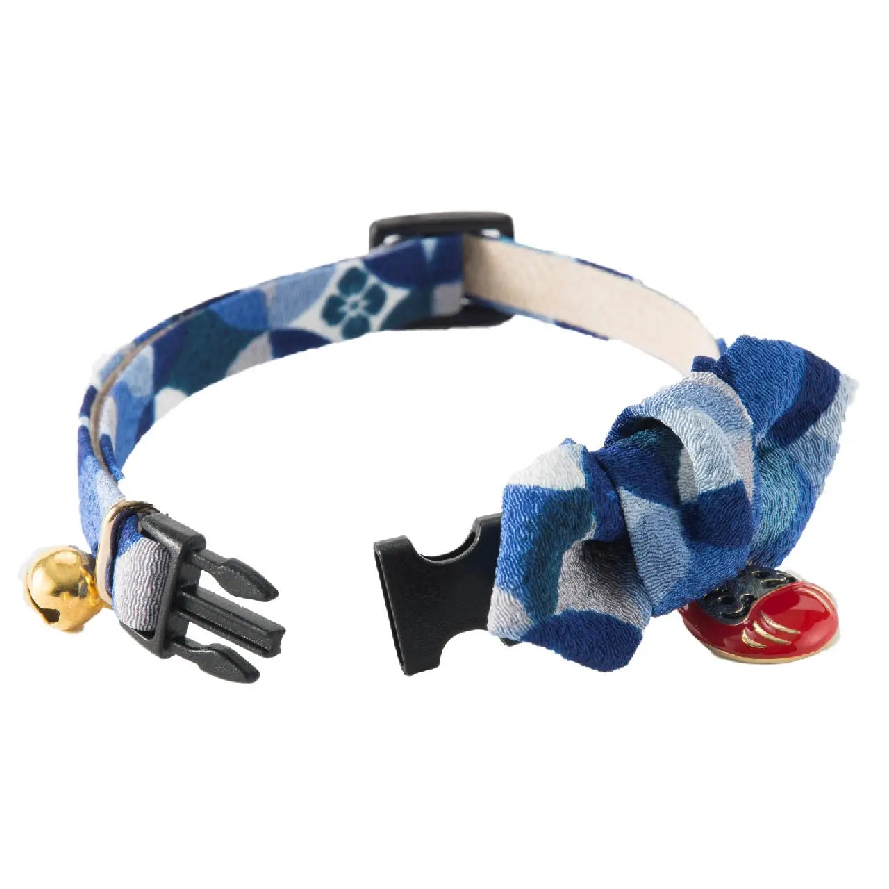 Moon-X USA - Cat Collar Daruma Charm Bowtie