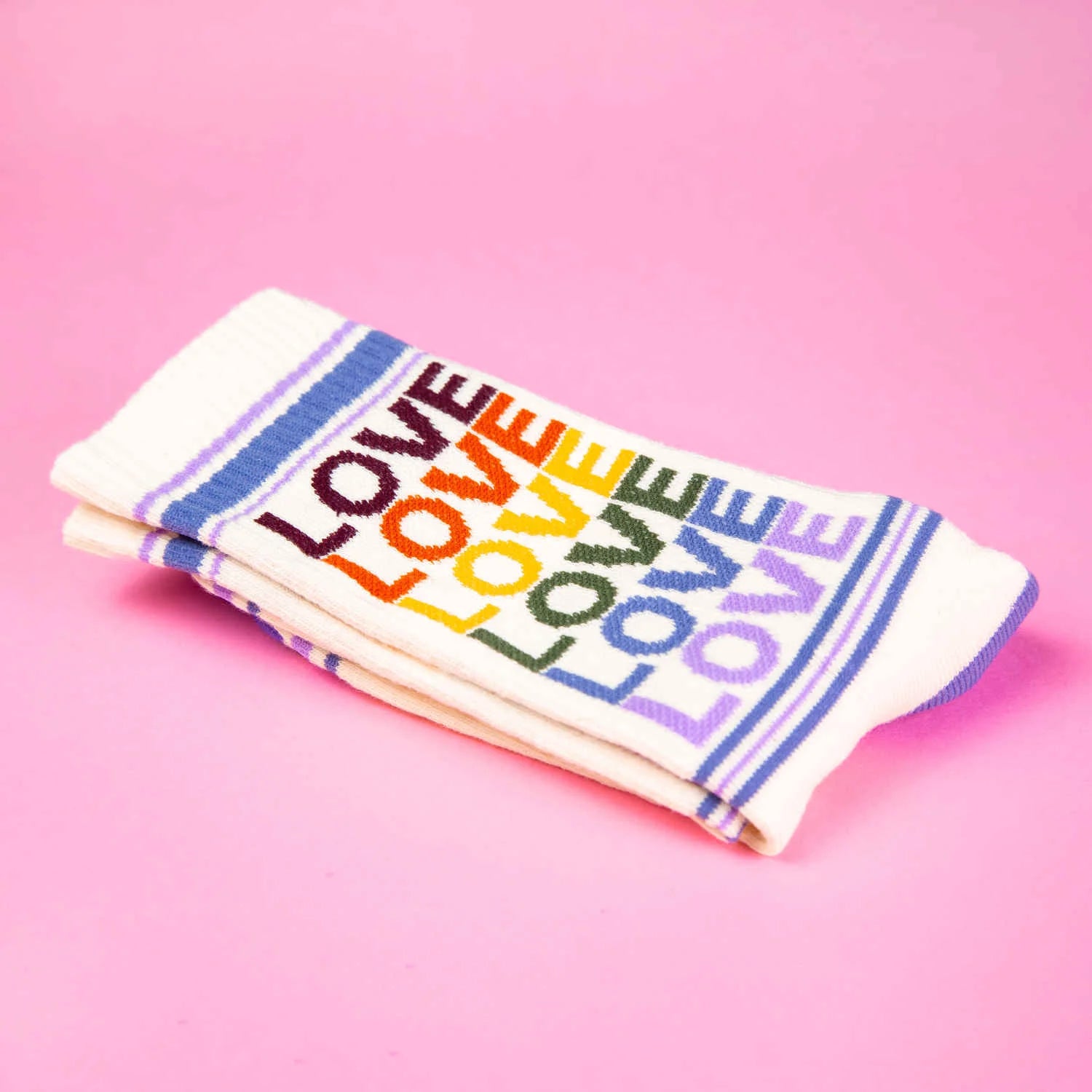 Gumball Poodle - Socks Love Vintage Rainbow