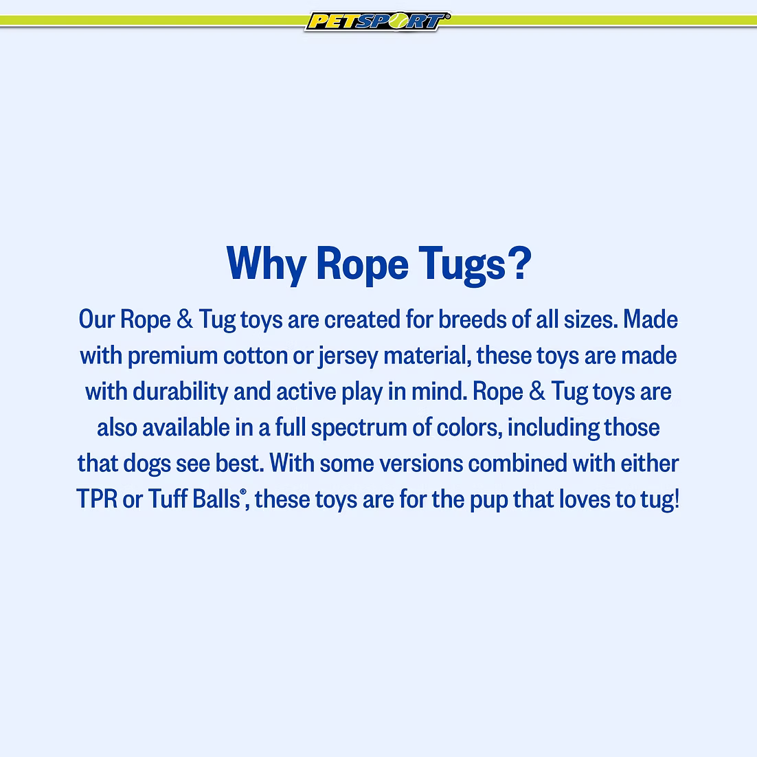 Petsport USA - Kaleidoscope Rope Tuff Tug
