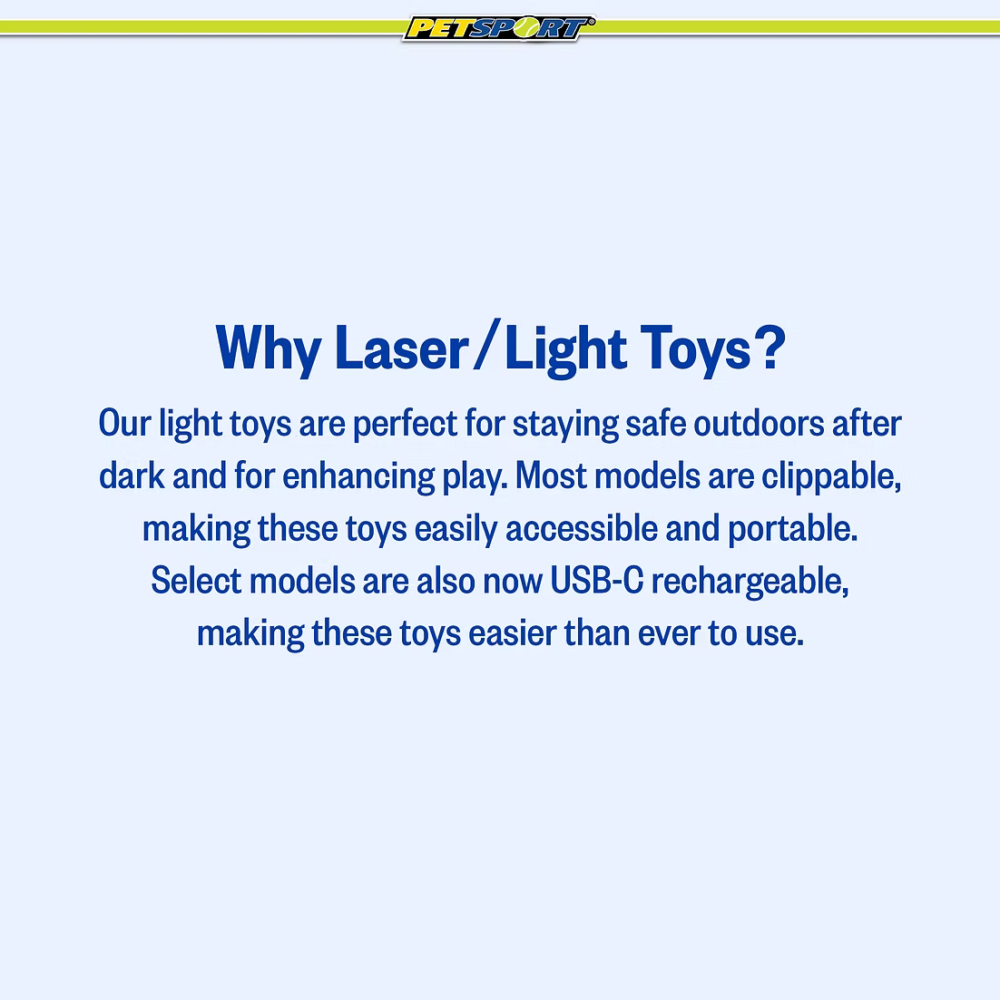 Petsport USA - Laser Chase Rechargeable Toy