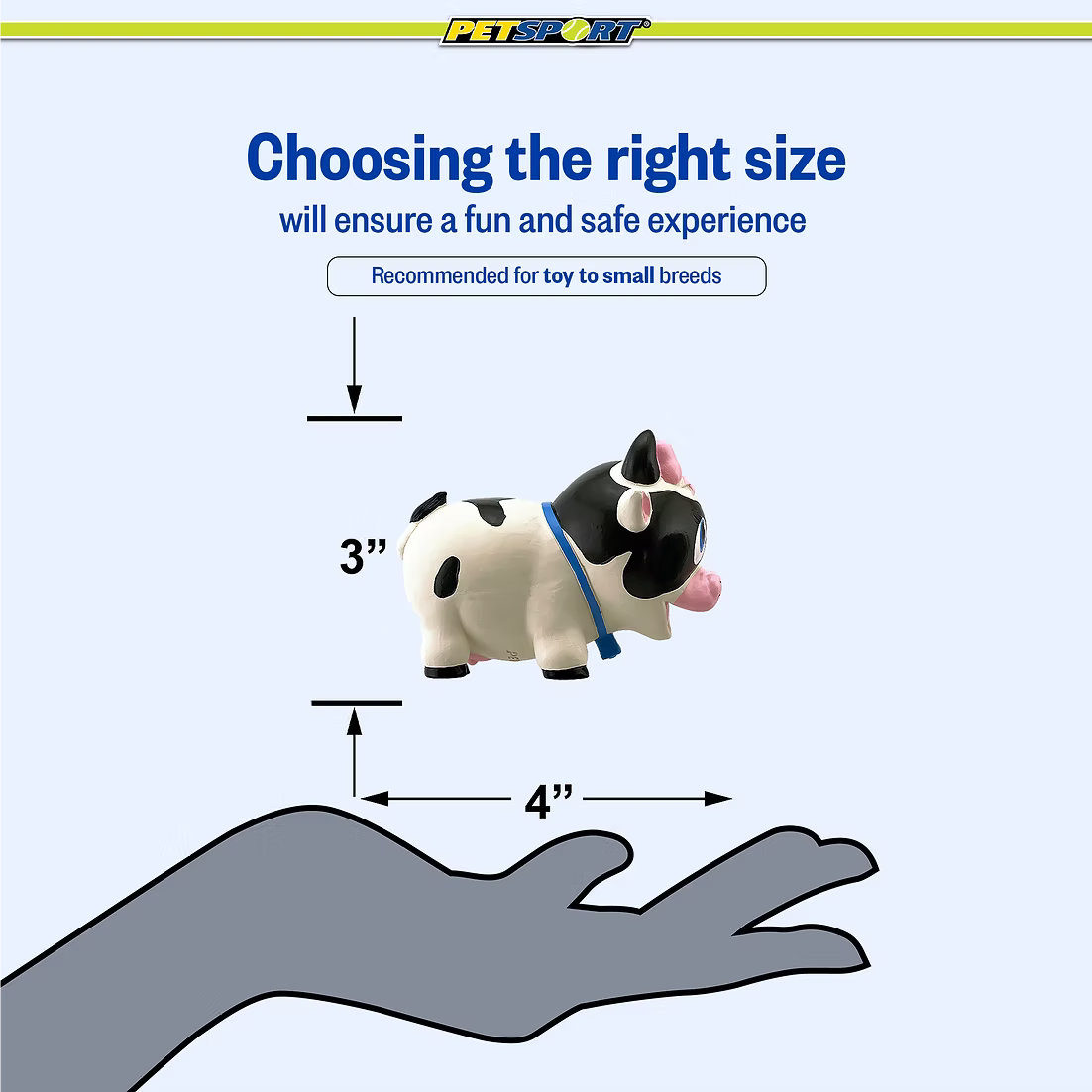 Petsport USA - Cow Naturflex Tiny Tots