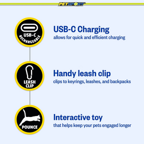 Petsport USA - Laser Chase Rechargeable Toy