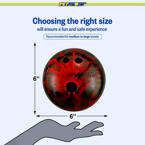 Petsport USA - Kingpin Kibbler Latex - Fill It With Treats