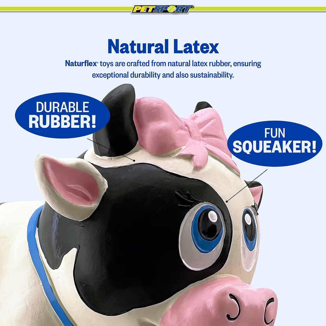 Petsport USA - Cow Naturflex Tiny Tots