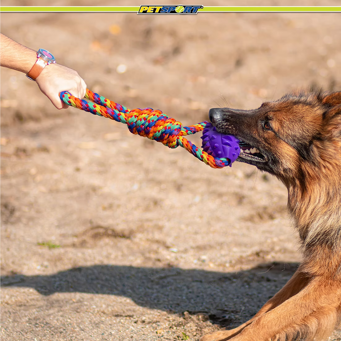 Petsport USA - Kaleidoscope Rope Tuff Tug