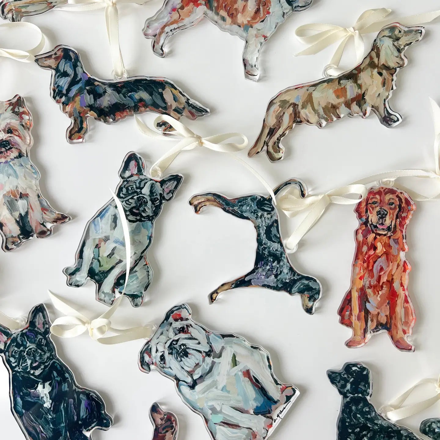 Chelsea McShane Art - Ornament Yorkie