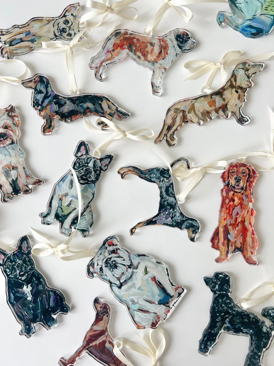 Chelsea McShane Art - Ornament Black Poodle