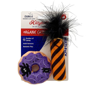 Huxley & Kent - Cat Toy Spiderweb Donut & Black Flame