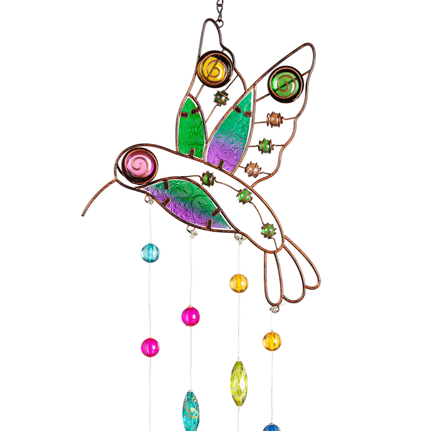 Evergreen Enterprises - Hanging Decor with Bells Hummingbird