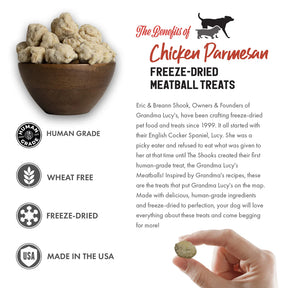Grandma Lucy's - Chicken Parmesan Meatball Dog Treats