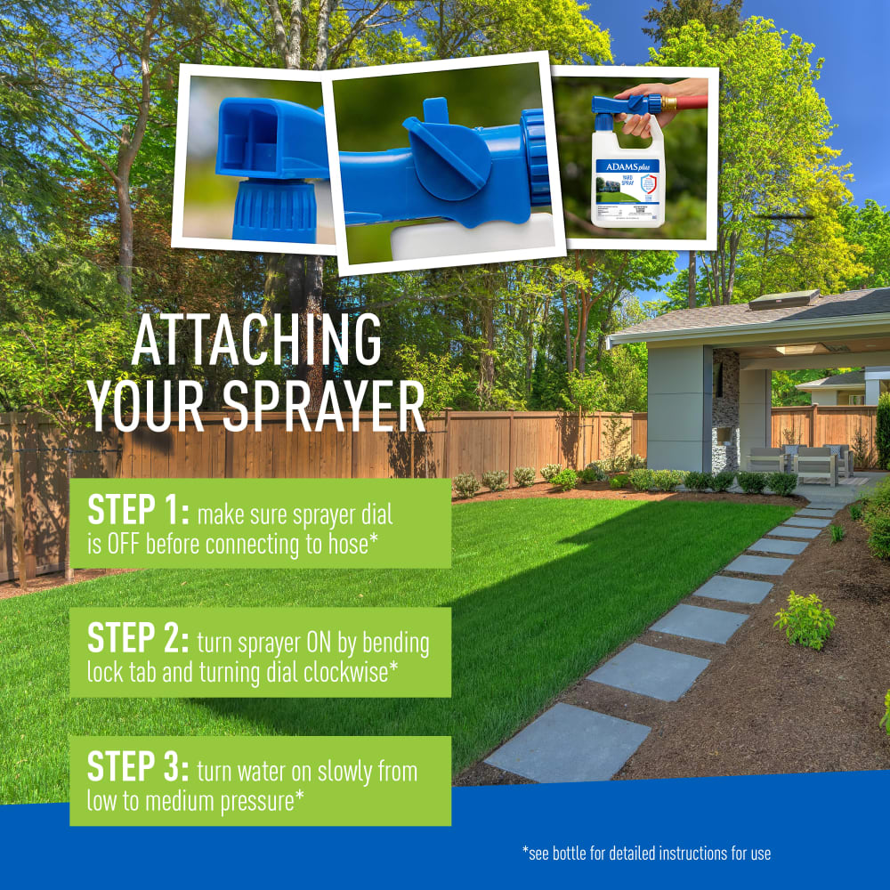 Adams - Flea & Tick Yard Spray w/ Sprayer