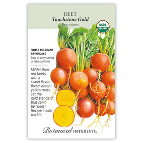 Botanical Interests, Inc. - Beet (Gold) Touchstone Gold Seeds - Southern Agriculture 