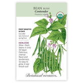 Botanical Interests, Inc. - Bean Bush (Green) Contender Seeds - Southern Agriculture 
