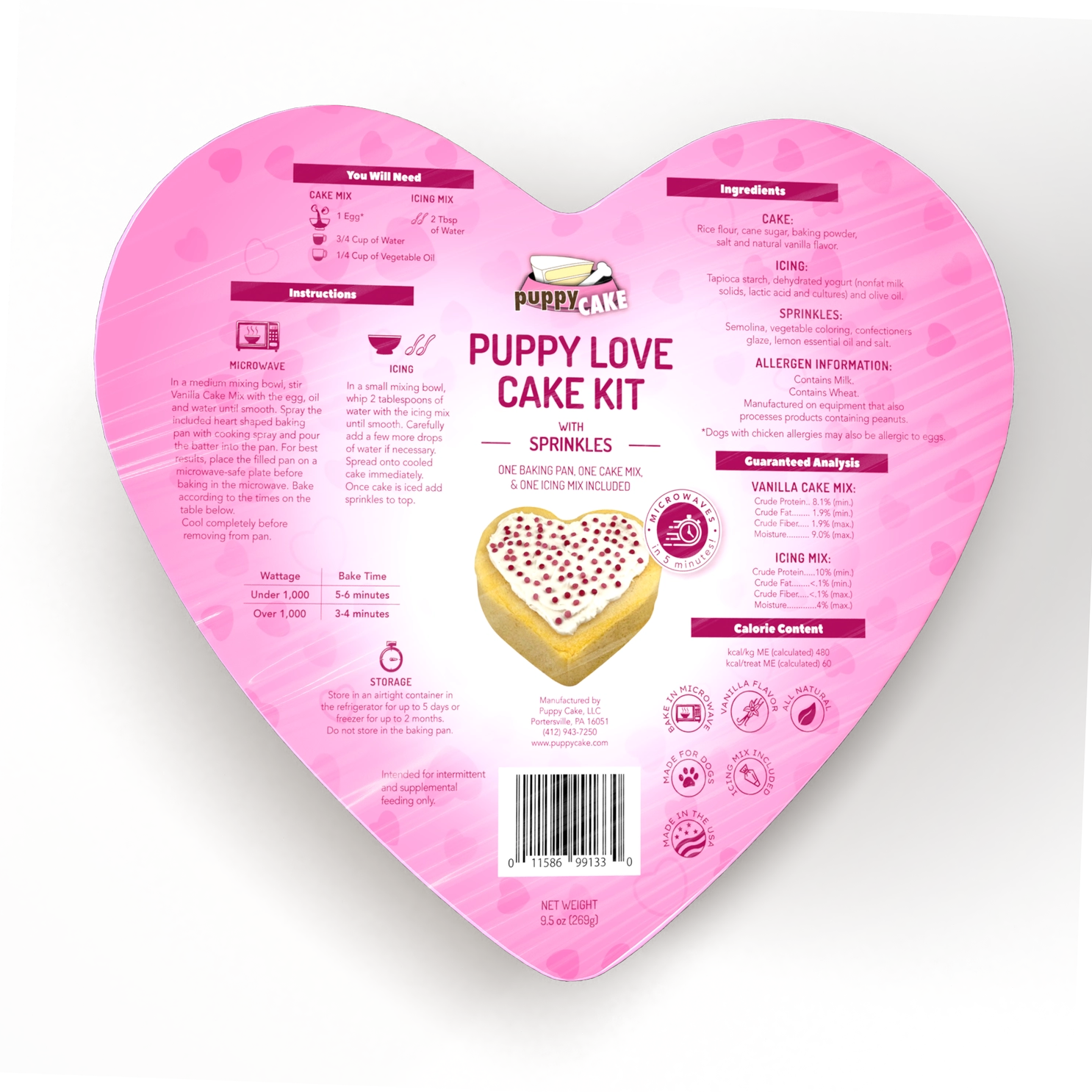 Puppy Cake - Puppy Love Cake Kit